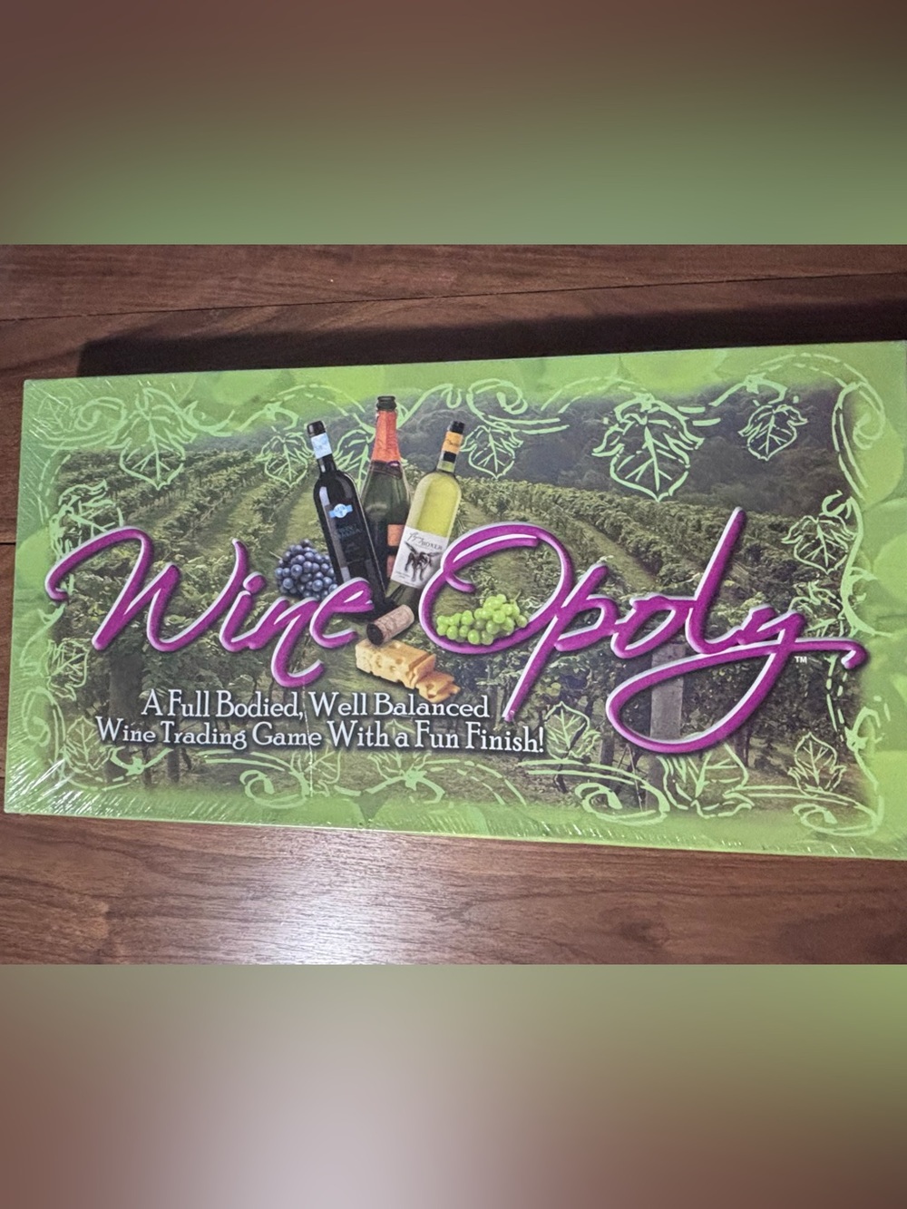 New Sealed Wine-Opoly By Late For The Sky. Monopoly-like Board Game.